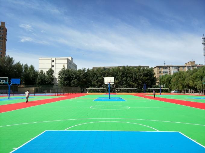 Tragbarer entfernbarer Basketballplatz-Bodenbelag