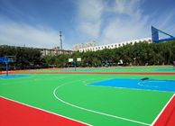 China Hochfeste nicht ausbreitender pp.-Sicherheits-modularer Sport, Portable-Beleg-Basketballplatz-Bodenbelag Firma