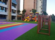 Plastiknicht giftiger Kindergarten-Bodenbelag, spezieller Oberflächenbehandlungs-modularer Sport-Fußboden