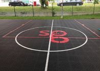 Überlegene Zugkraft-Ballbeherrschungs-entfernbare Basketballplatz-Bodenbelag-Stoßdämpfung