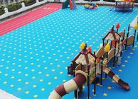 China Einfach installieren Sie den modularen Kindergarten, der langlebiges Gut kein Schlamm-Antiausbauchen ausbreitet Firma