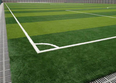 Mud - free And Safe Artificial Football Turf Diamond Plus Stem Yarn Shaped